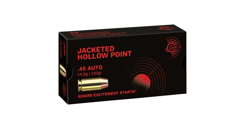 Packung mit .45 Auto Munition